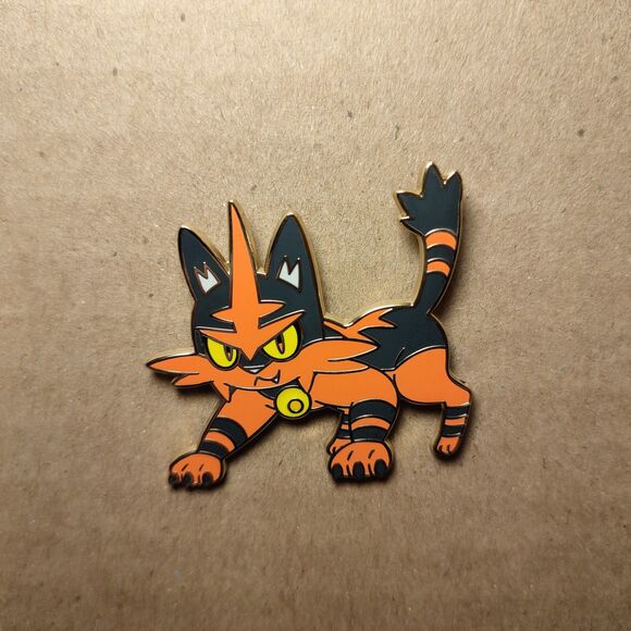 Nintendo Jewelry - Pokemon TCG Torracat Enamel Pin Official Nintendo Lapel Badge Brooch Figure